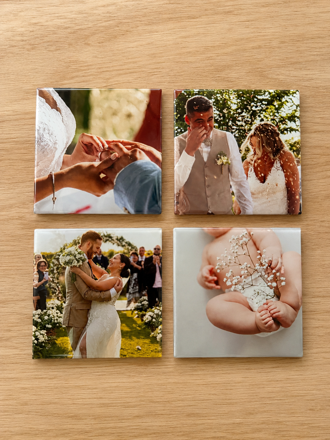 Maison Signature Custom Photo Magnet — Set of 4